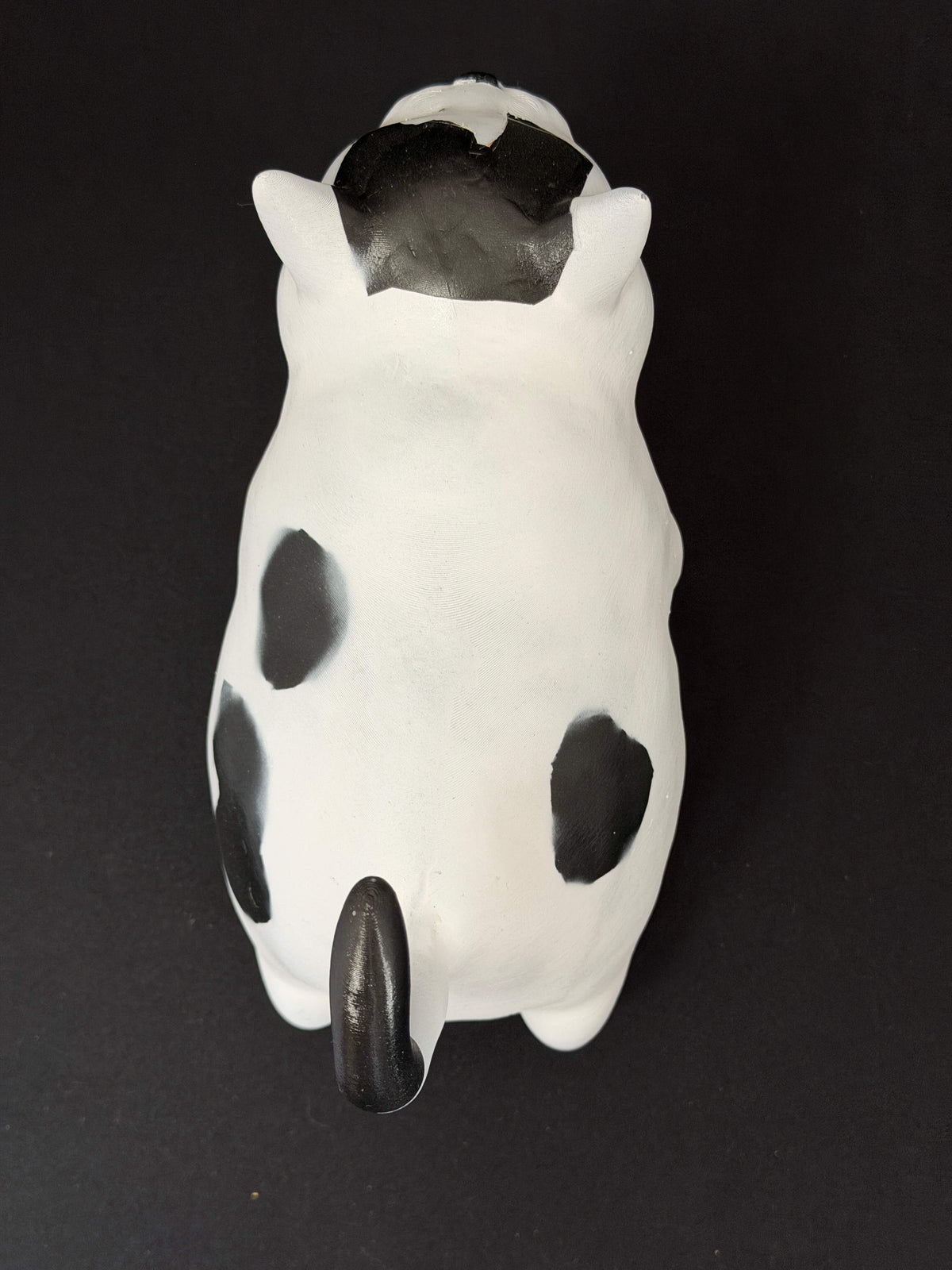 「超・大あくび」の太った猫 インテリアオブジェ（特大250mm）