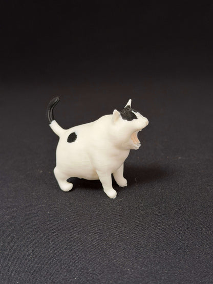 ねこオブジェクトシリーズ　太ったねこスモールサイズ
